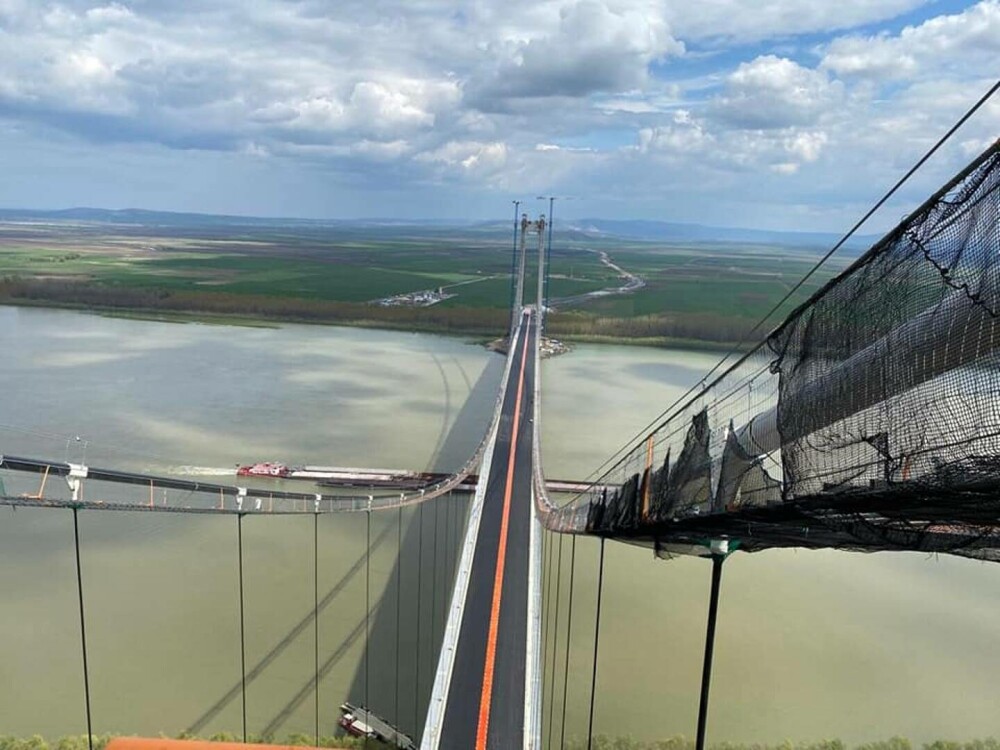 Care este stadiul lucrărilor la podul de peste Dunăre și când ar putea fi deschisă prima bucată de de drum | GALERIE FOTO - Imaginea 1