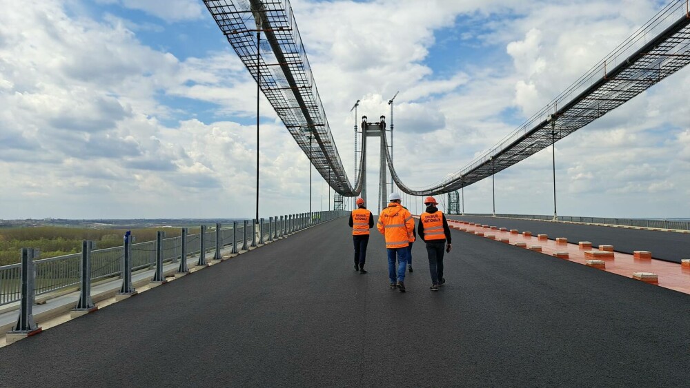 Care este stadiul lucrărilor la podul de peste Dunăre și când ar putea fi deschisă prima bucată de de drum | GALERIE FOTO - Imaginea 5
