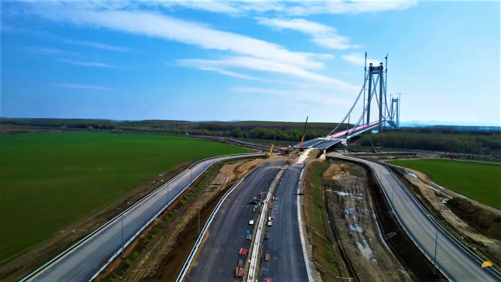 Care este stadiul lucrărilor la podul de peste Dunăre și când ar putea fi deschisă prima bucată de de drum | GALERIE FOTO - Imaginea 10