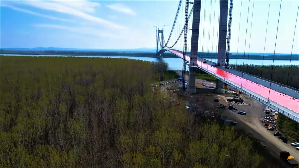 Care este stadiul lucrărilor la podul de peste Dunăre și când ar putea fi deschisă prima bucată de de drum | GALERIE FOTO - Imaginea 11