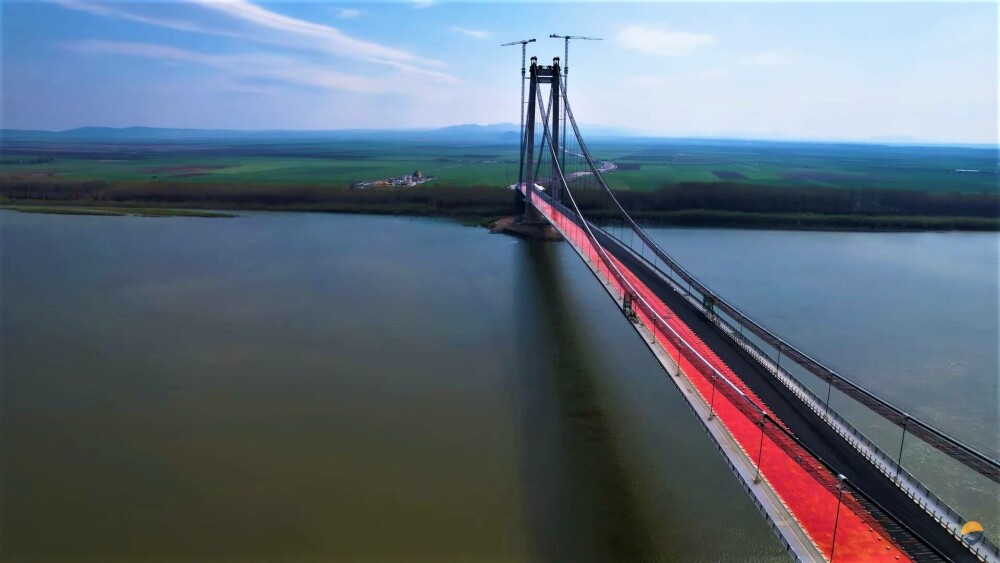 Care este stadiul lucrărilor la podul de peste Dunăre și când ar putea fi deschisă prima bucată de de drum | GALERIE FOTO - Imaginea 12