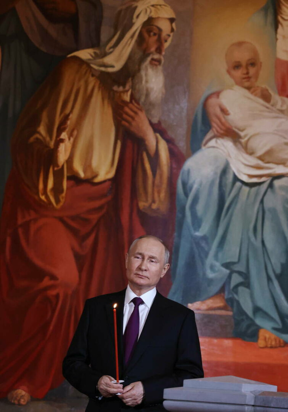 Semnul bizar observat pe gâtul lui Vladimir Putin. Ce ar putea indica. FOTO - Imaginea 2