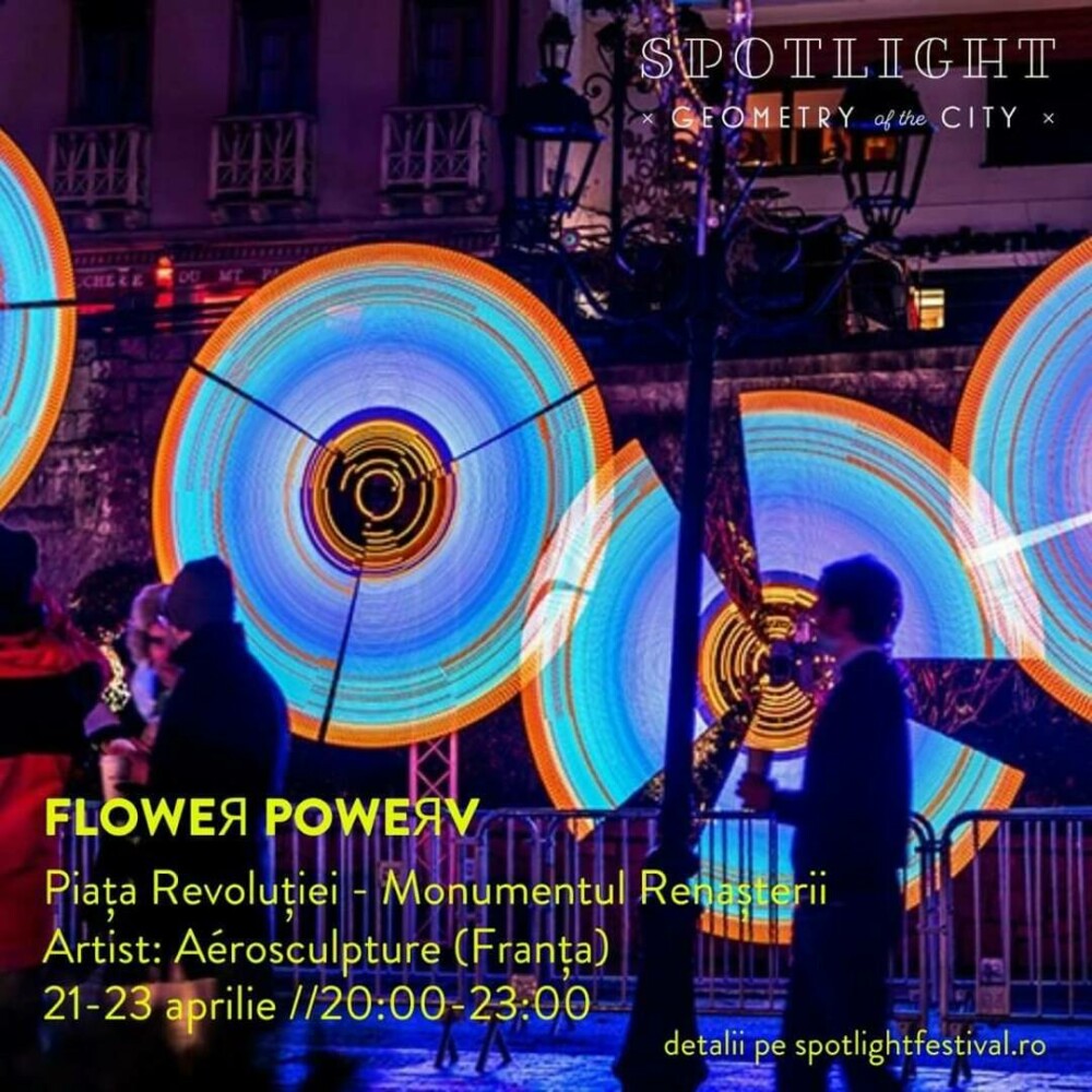 Spotlight 2023 - Festivalul Luminilor din București. Harta străzilor și clădirile cu instalații luminoase - Imaginea 9