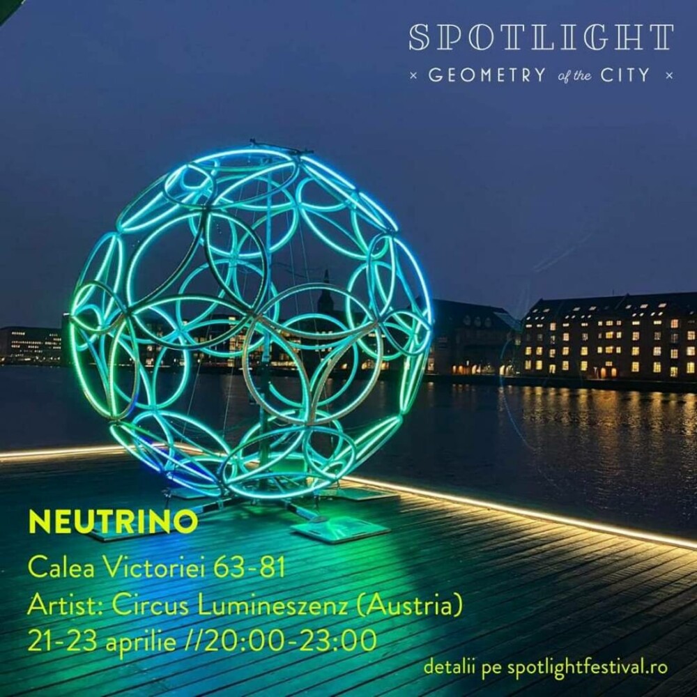 Spotlight 2023 - Festivalul Luminilor din București. Harta străzilor și clădirile cu instalații luminoase - Imaginea 5