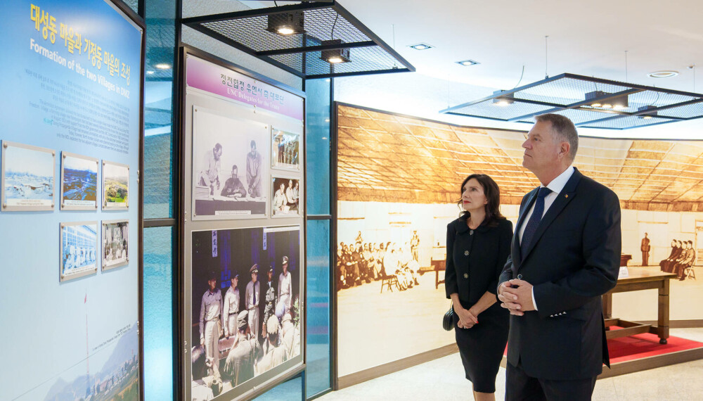 GALERIE FOTO cu președintele Klaus Iohannis în Coreea de Sud, alături de Carmen Iohannis. Vizită în zona demilitarizată - Imaginea 4
