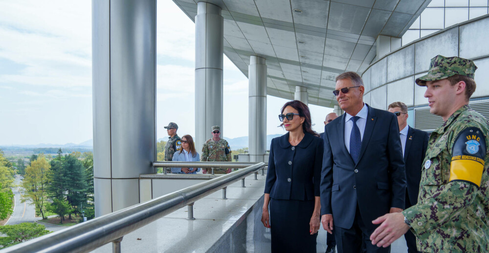 GALERIE FOTO cu președintele Klaus Iohannis în Coreea de Sud, alături de Carmen Iohannis. Vizită în zona demilitarizată - Imaginea 5