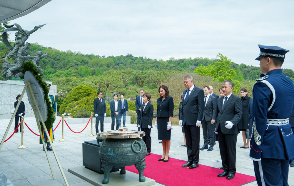 GALERIE FOTO cu președintele Klaus Iohannis în Coreea de Sud, alături de Carmen Iohannis. Vizită în zona demilitarizată - Imaginea 7