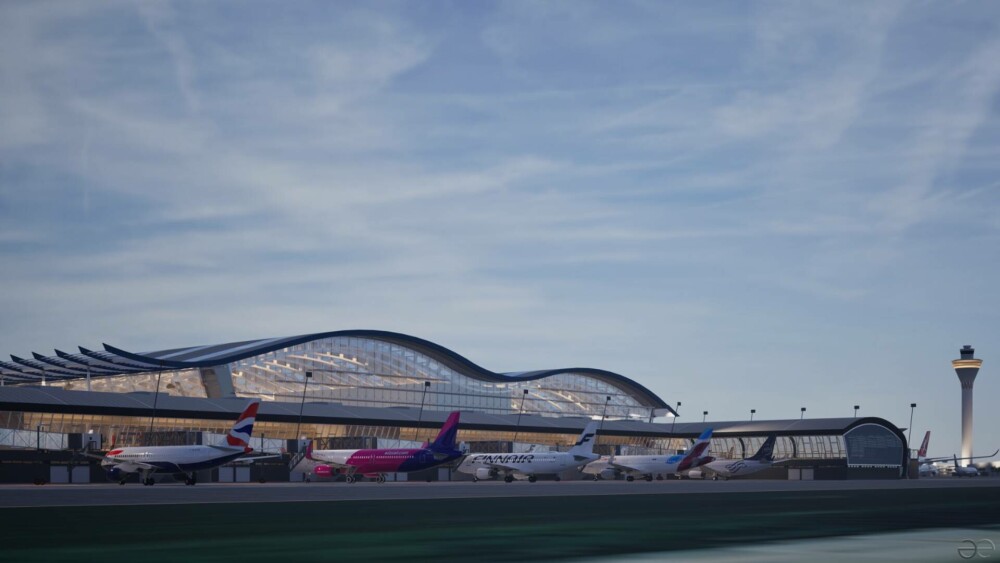 Aeroportul Otopeni se extinde. Cum va arăta noul terminal. GALERIE FOTO - Imaginea 3