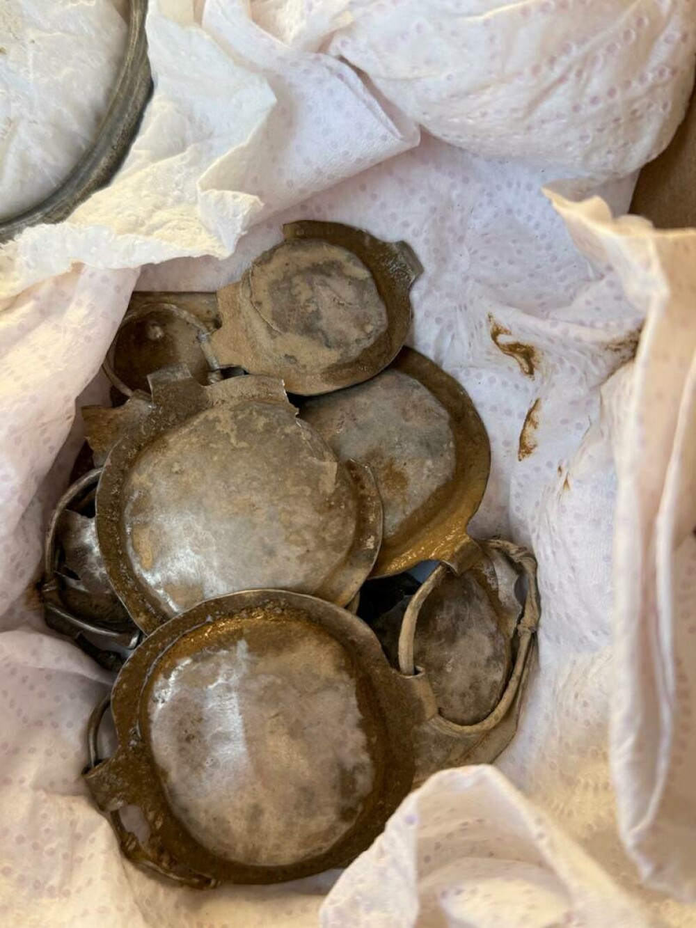 Tezaurul dacic descoperit în Mureș ar fi aparținut unui aristrocat. Arheleogii caută răspunsuri | GALERIE FOTO - Imaginea 3