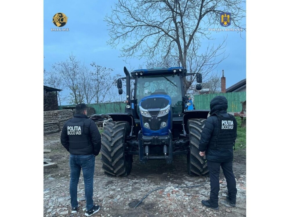 Șapte români au furat tractoare de peste 1,6 milioane de euro din Italia. Ce au descoperit anchetatorii la percheziții. FOTO - Imaginea 27