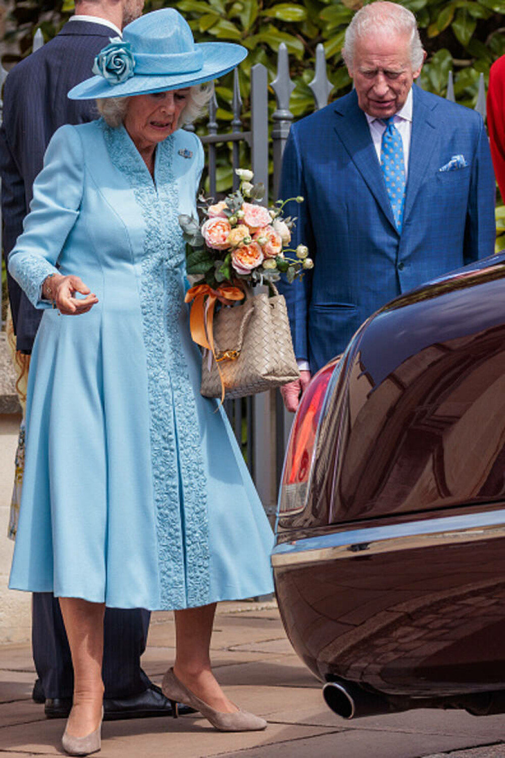 Regele Charles și Regina Camilla au participat la slujba tradițională de Paște. Cum a fost întâmpinat monarhul. GALERIE FOTO - Imaginea 5