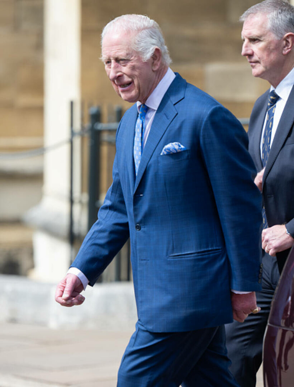 Regele Charles și Regina Camilla au participat la slujba tradițională de Paște. Cum a fost întâmpinat monarhul. GALERIE FOTO - Imaginea 19