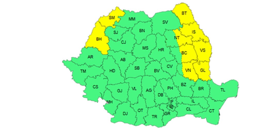 O nouă atenționare de vreme rea. Cod galben de ploi torențiale și vijelii în mai multe județe. HARTĂ - Imaginea 3