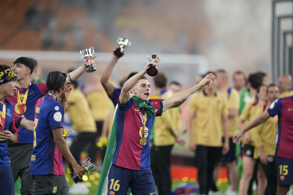 FC Barcelona a câştigat Cupa Spaniei pentru a 32-a oară. A învins cu 3-2 după prelungiri pe Real Madrid. FOTO - Imaginea 16