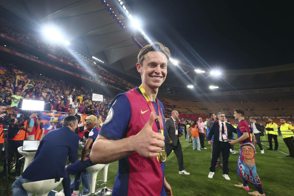 FC Barcelona a câştigat Cupa Spaniei pentru a 32-a oară. A învins cu 3-2 după prelungiri pe Real Madrid. FOTO - Imaginea 20