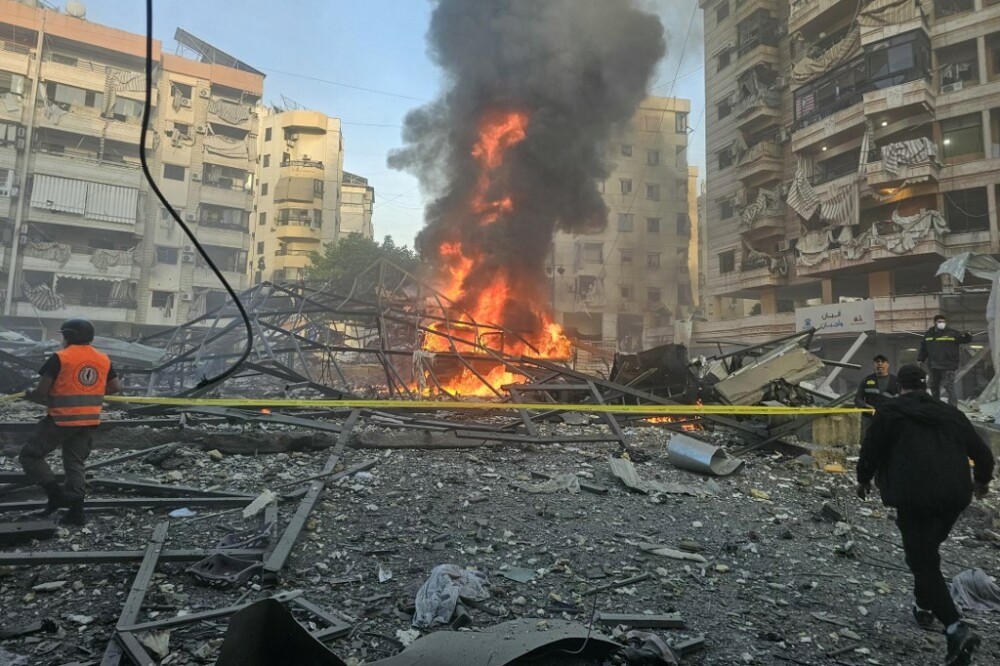 Israelul a atacat cu rachete capitala Libanului, Beirut. Armata susține că ținta principală este ”un terorist din Hezbollah” - Imaginea 1