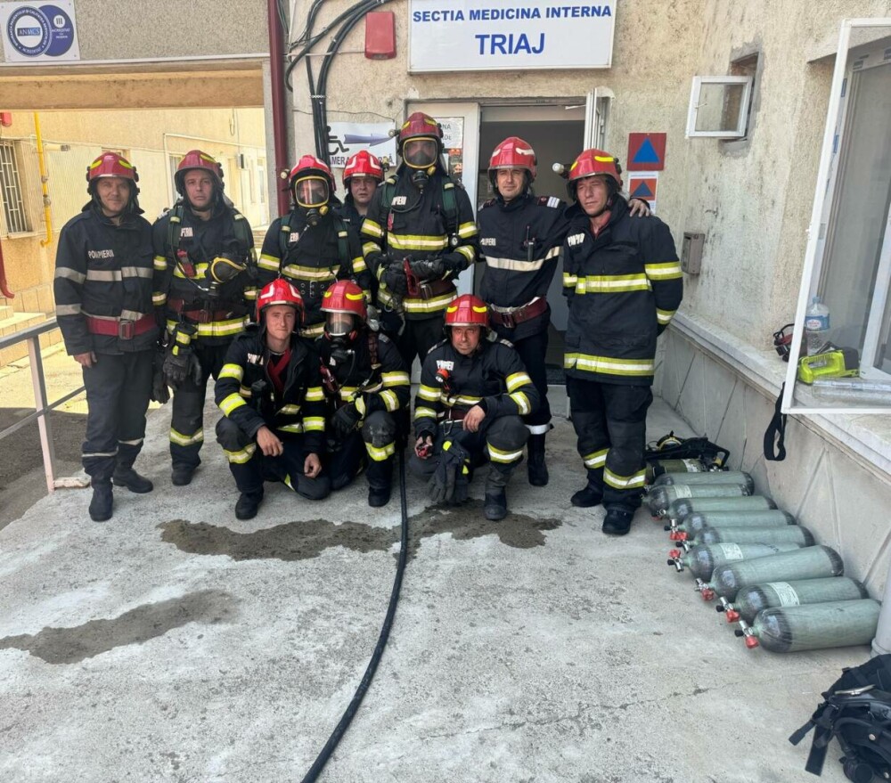 Incendiu la Spitalul CFR Paşcani. Autoritățile au declanşat Planul Roşu de Intervenţie. Peste 60 de pacienţi, evacuaţi - Imaginea 2