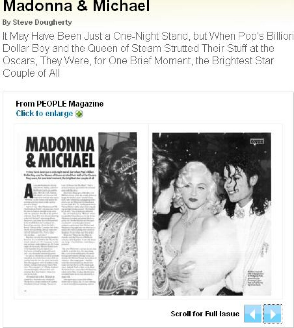 Controversa relatiei dintre Regina si Regele Pop: Madonna si Michael! - Imaginea 1