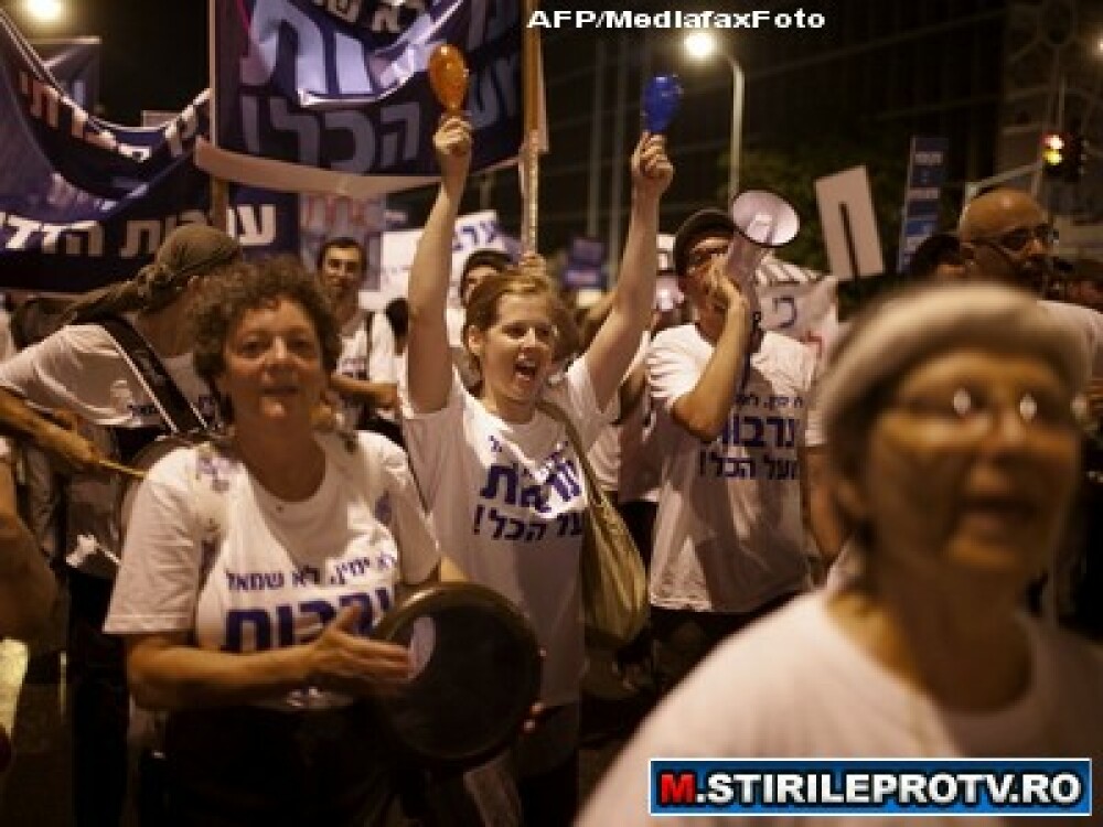 Israelul a iesit in strada. Un sfert de MILION de oameni vor o viata mai buna si preturi mai mici - Imaginea 2