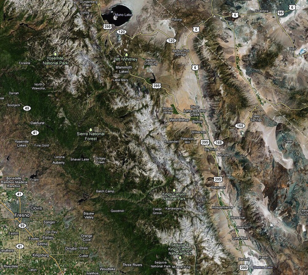 Gafa monumentala pe Google Maps. Vezi cum apare un munte pe harta - Imaginea 5