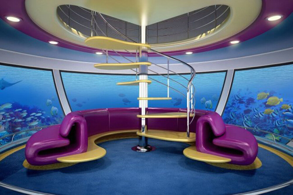 Lumea de sub ape: GALERIE FOTO cu hotelul amfibie din Qatar - Imaginea 11