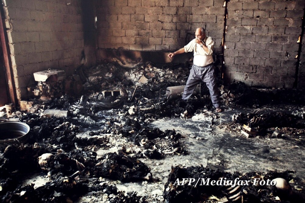 Auschwitz-ul lui Ghaddafi. Imagini socante din temnita in care erau carbonizati libienii. FOTO - Imaginea 2