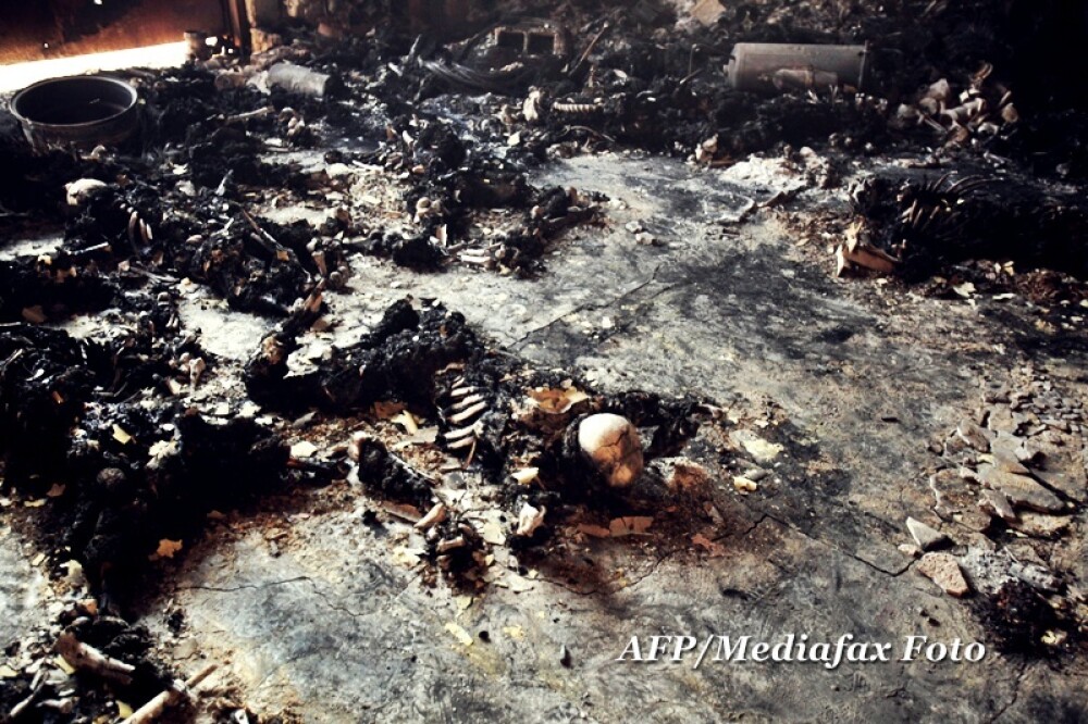 Auschwitz-ul lui Ghaddafi. Imagini socante din temnita in care erau carbonizati libienii. FOTO - Imaginea 3