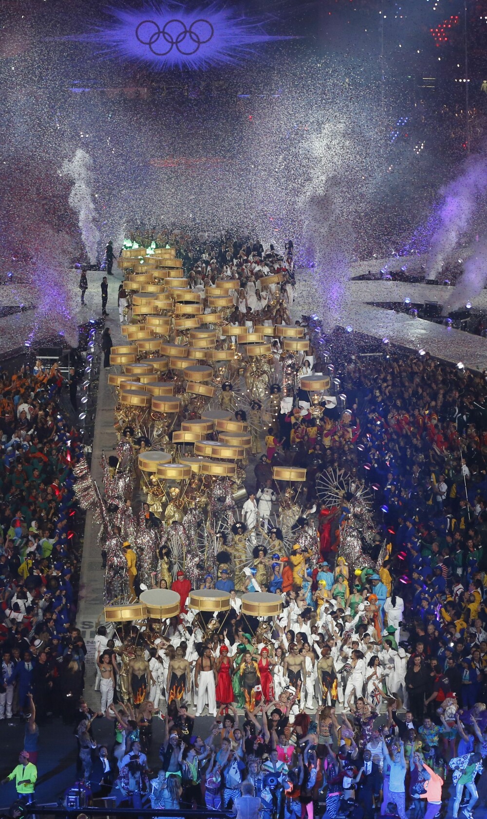 Ceremonie de inchidere a JO cu 80.000 de oameni in tribune, artificii, ritm si culoare. GALERIE FOTO - Imaginea 7