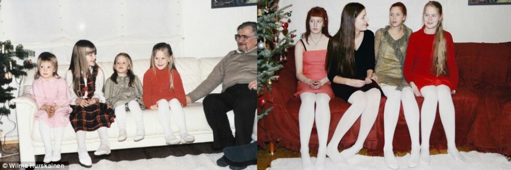 Galerie FOTO. Atunci si acum: scene de familie de acum 20 de ani, readuse la viata - Imaginea 3
