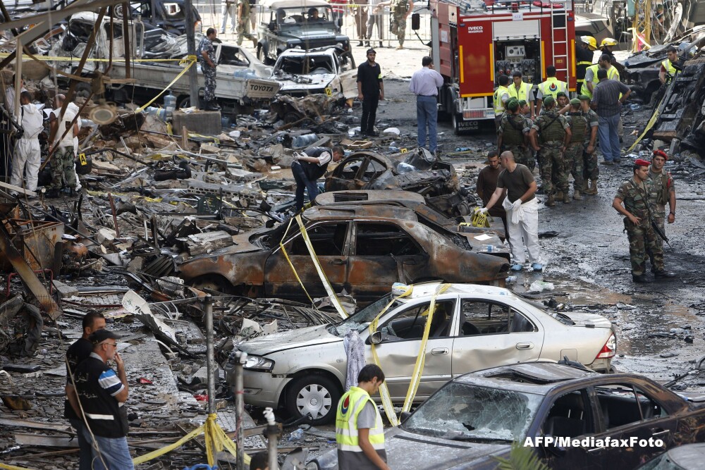 Cel mai sangeros atentat din ultimele 3 decenii comis in Beirut: 22 de morti, 325 de raniti. VIDEO - Imaginea 4