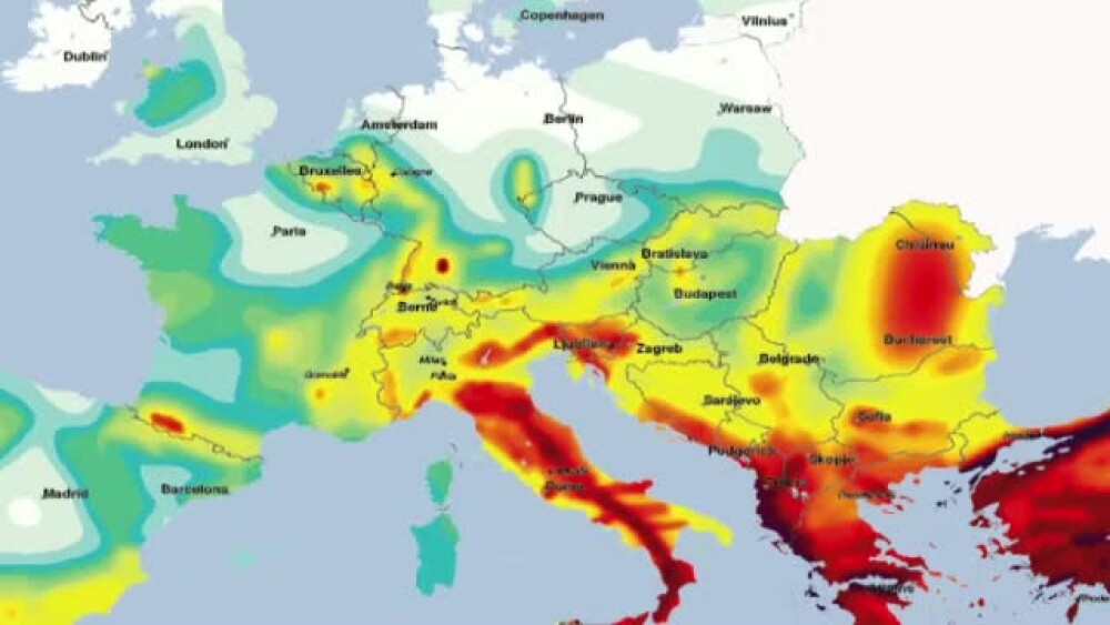 HARTA SEISMICA a Europei. Romania, printre cele mai expuse zone in fata unui cutremur fara precedent - Imaginea 3