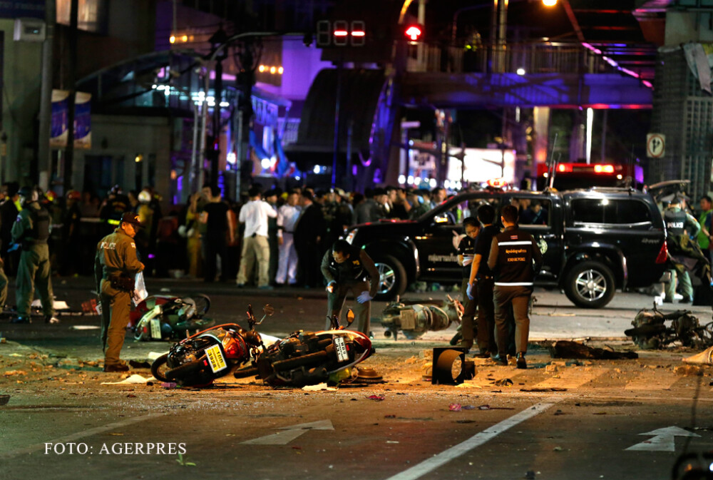 Atentat la Bangkok. 27 de oameni au murit si peste 80 au fost raniti dupa explozia unei bombe la un templu. VIDEO - Imaginea 5