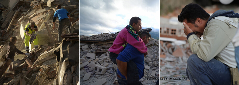 Cutremur in Italia: 159 de morti si sute de raniti. Armata a fost mobilizata pentru a ajuta persoanele afectate de seism - Imaginea 9