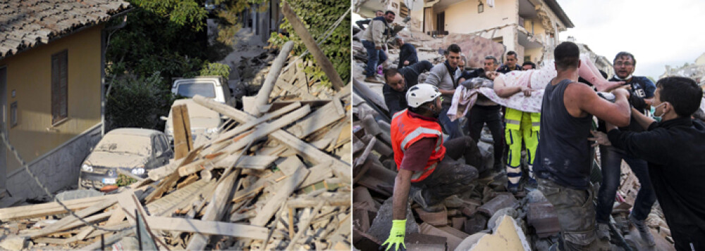 Cutremur in Italia: 159 de morti si sute de raniti. Armata a fost mobilizata pentru a ajuta persoanele afectate de seism - Imaginea 15