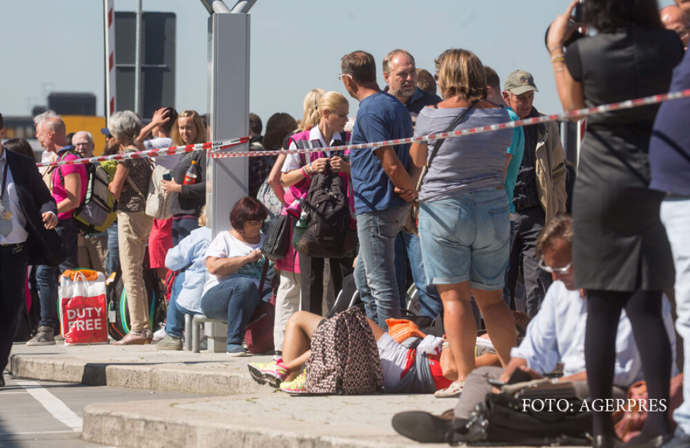 Alerta de securitate pe aeroportul din Frankfurt. Politia a evacuat complet un terminal. FOTO si VIDEO - Imaginea 5