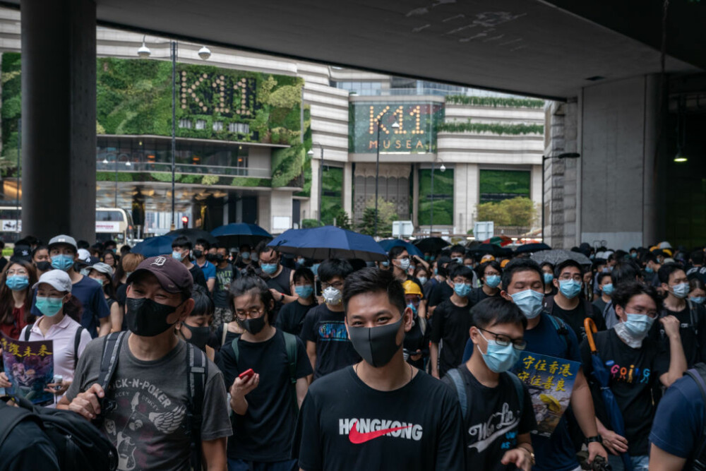 Protestatarii din Hong Kong, din nou în stradă în ciuda avertismentelor chineze - Imaginea 4