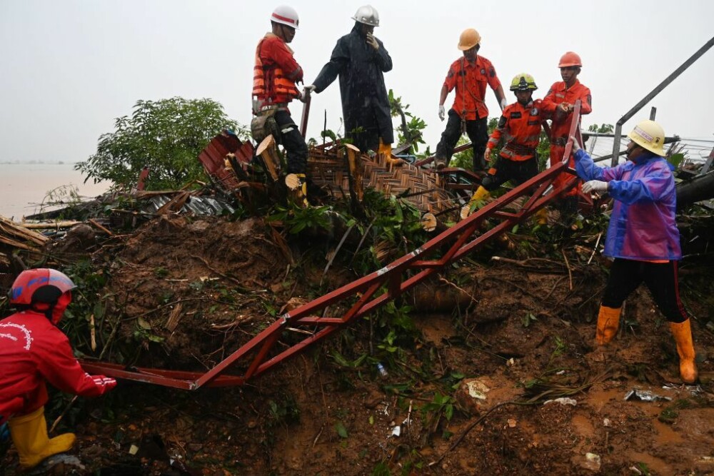Alunecări de teren în Myanmar. Operațiune de amploare pentru căutarea victimelor - Imaginea 3