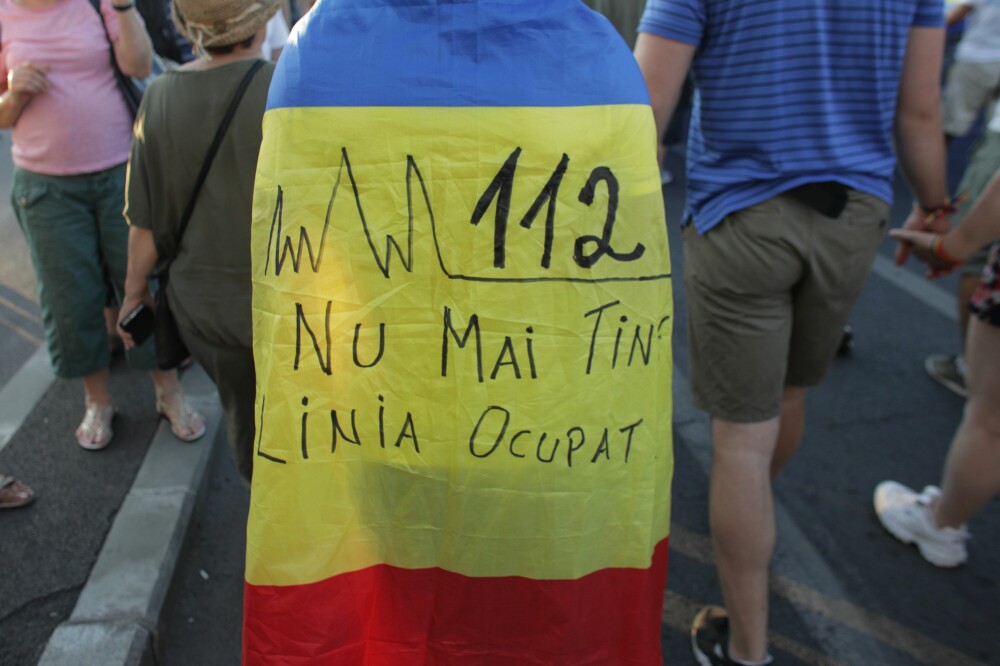 GALERIE FOTO cu protestul de pe 10 august din Piața Victoriei - Imaginea 1