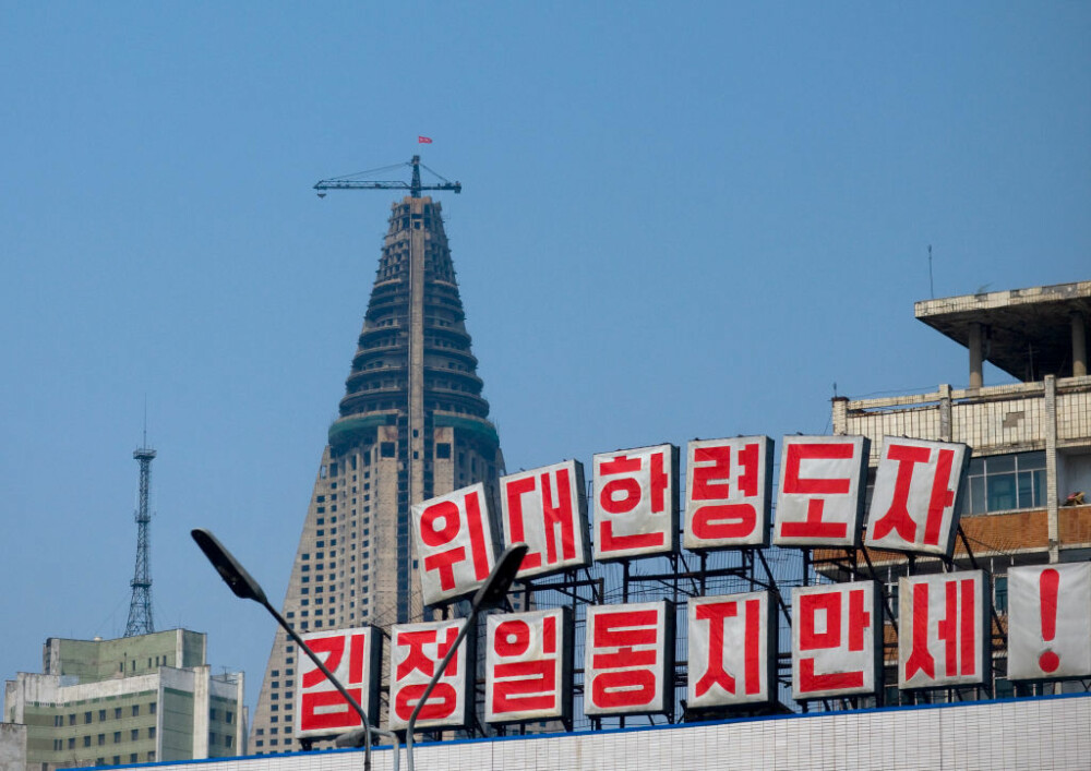 Cea mai înaltă clădire nelocuită se află în Coreea de Nord. Câți bani a costat proiectul - Imaginea 2