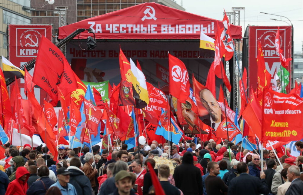 Proteste la Moscova. Comuniștii și liberalii cer ”alegeri cinstite”. FOTO - Imaginea 1