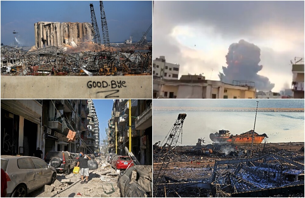 Imaginile dezastrului din Beirut. Stare de urgență în capitala Libanului după explozie. GALERIE FOTO - Imaginea 1