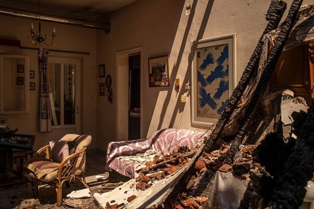 Imagini de coșmar în Grecia, transformată într-un imens cuptor. Corespondență Știrile PRO TV din Atena - Imaginea 5