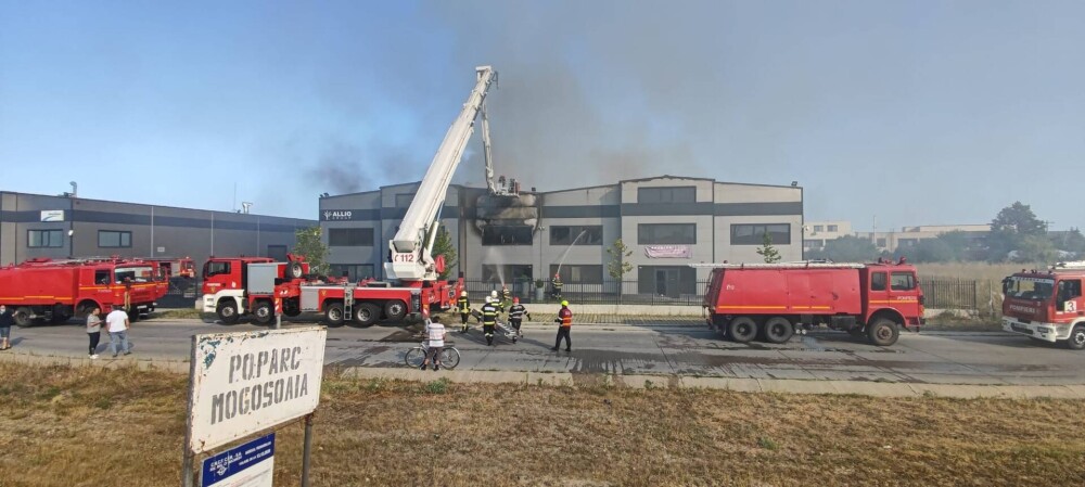 Incendiu de proporții în Mogoșoaia. Au intervenit 15 autospeciale. Fumul se vedea de la depărtare. GALERIE FOTO și VIDEO - Imaginea 4