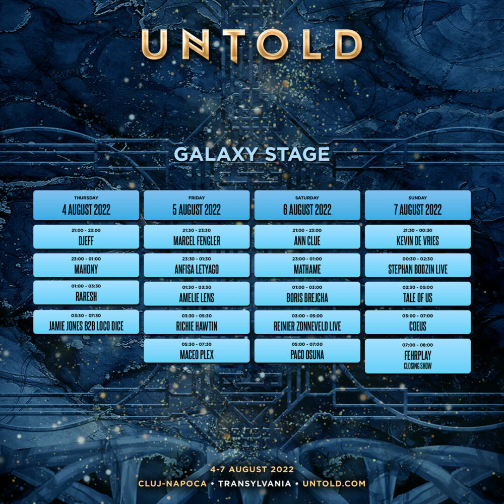 B.U.G. MAFIA va cânta live la UNTOLD, pe 6 august. Programul pe zile - Imaginea 3