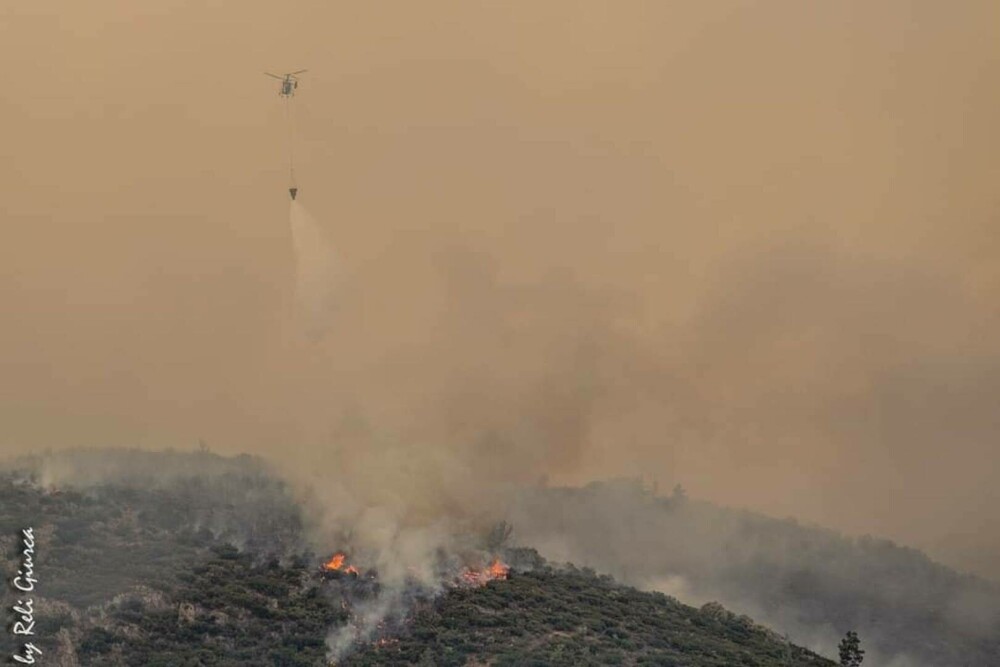 Incendiu uriaș în Thassos, în apropiere de o plajă frecventată de foarte mulţi turişti români - Imaginea 4