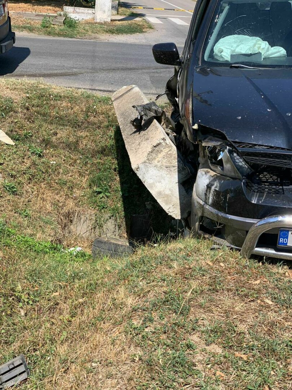 VIDEO Accident între două mașini, lângă Timișoara. Ambii șoferi erau băuți | GALERIE FOTO - Imaginea 9