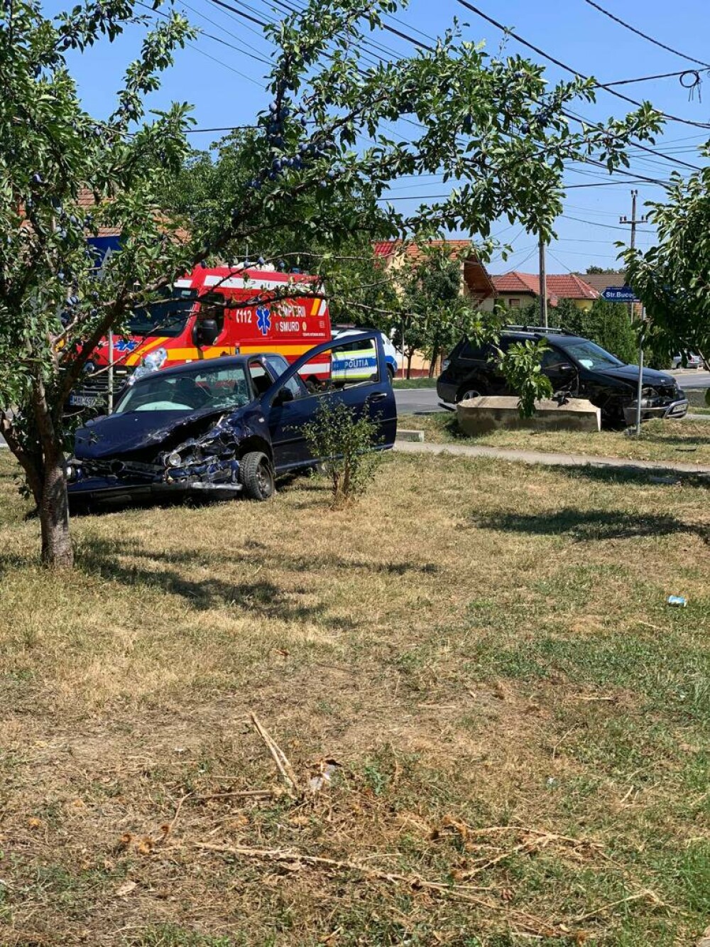 VIDEO Accident între două mașini, lângă Timișoara. Ambii șoferi erau băuți | GALERIE FOTO - Imaginea 7