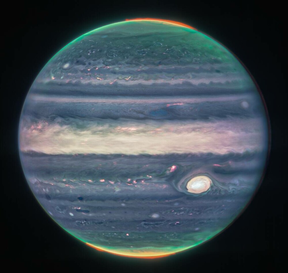 Imagini uluitoare ale planetei Jupiter, transmise de telescopul James Webb GALERIE FOTO - Imaginea 1
