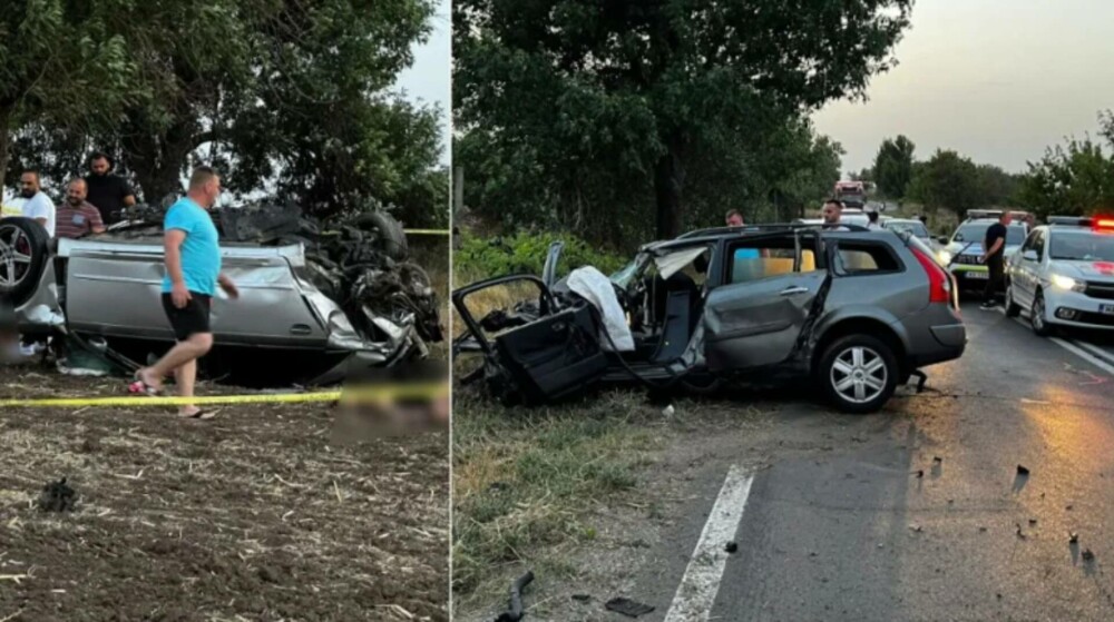 A murit și al doilea şofer implicat în accidentul de la Frumuşani, care conducea mașina cu volan pe dreapta - Imaginea 1