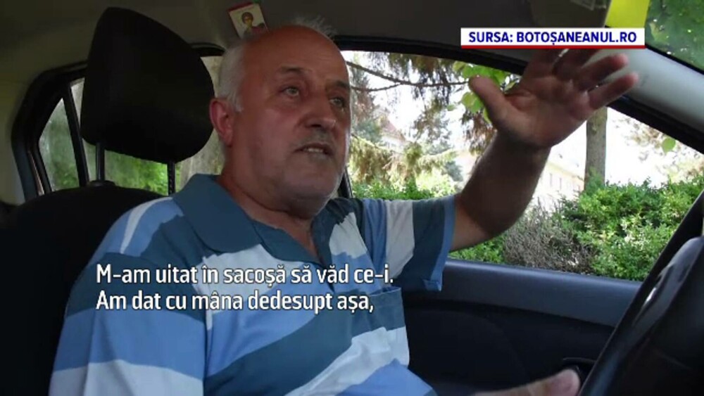 Un taximetrist s-a speriat când s-a uitat în sacoșa uitată de un client, în Botoșani. A anunțat imediat dispeceratul - Imaginea 2